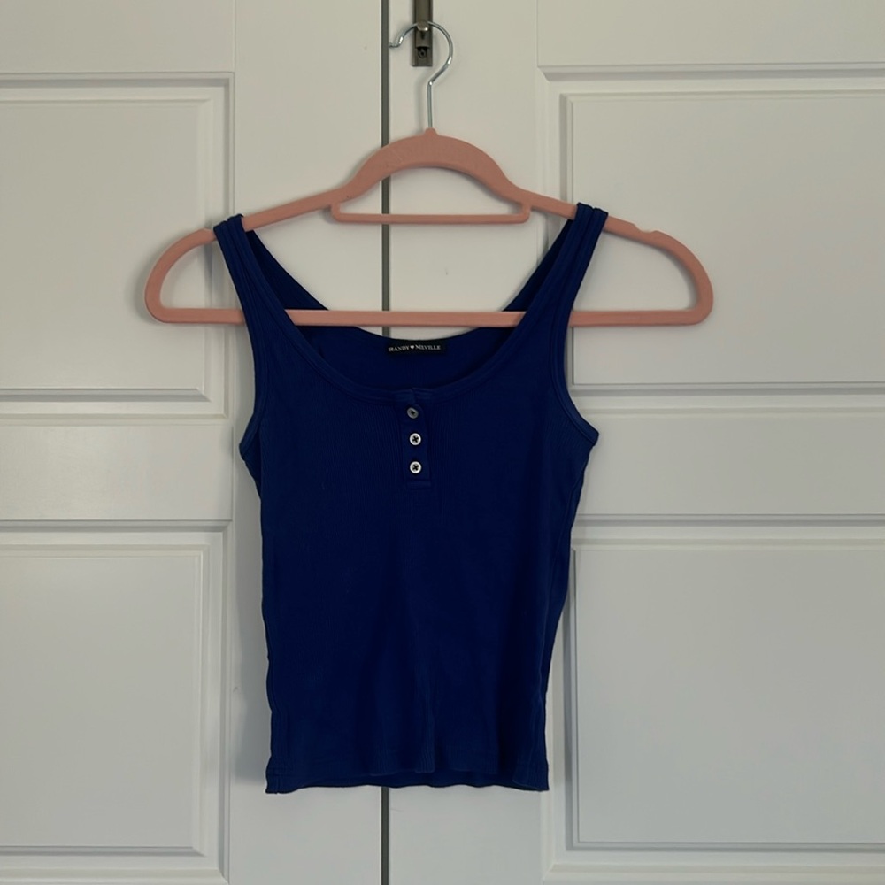 Blue Brandy Melville tank top